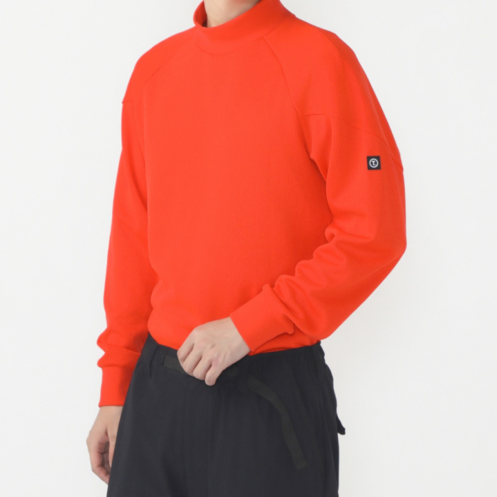 DESCENTE♡美品FOR GOLF LOVERS ハイネックシャツ T.長袖ハイネックシャツ ダブルフェイス ハイネック 吸水速乾
