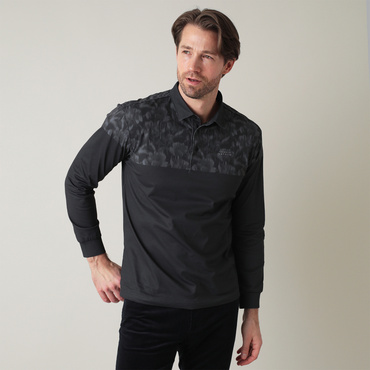 L/S Bicolor Polo 7AM032