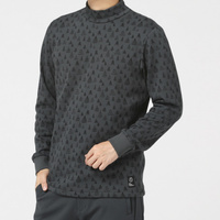 蓄熱保温ツリー柄モックシャツ TR-1L1583H