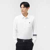 パーリーゲイツ ゴルフウェア 長袖シャツ 秋 冬 タックJQストライプ