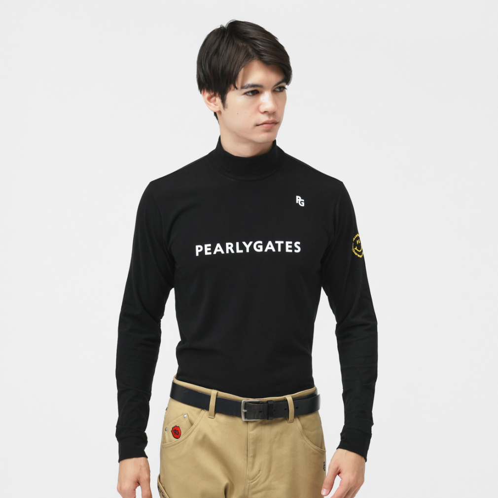 PG is PG ラグウォームプレミア 長袖ハイネックカットソー 0535266105(ダークブルー-S)