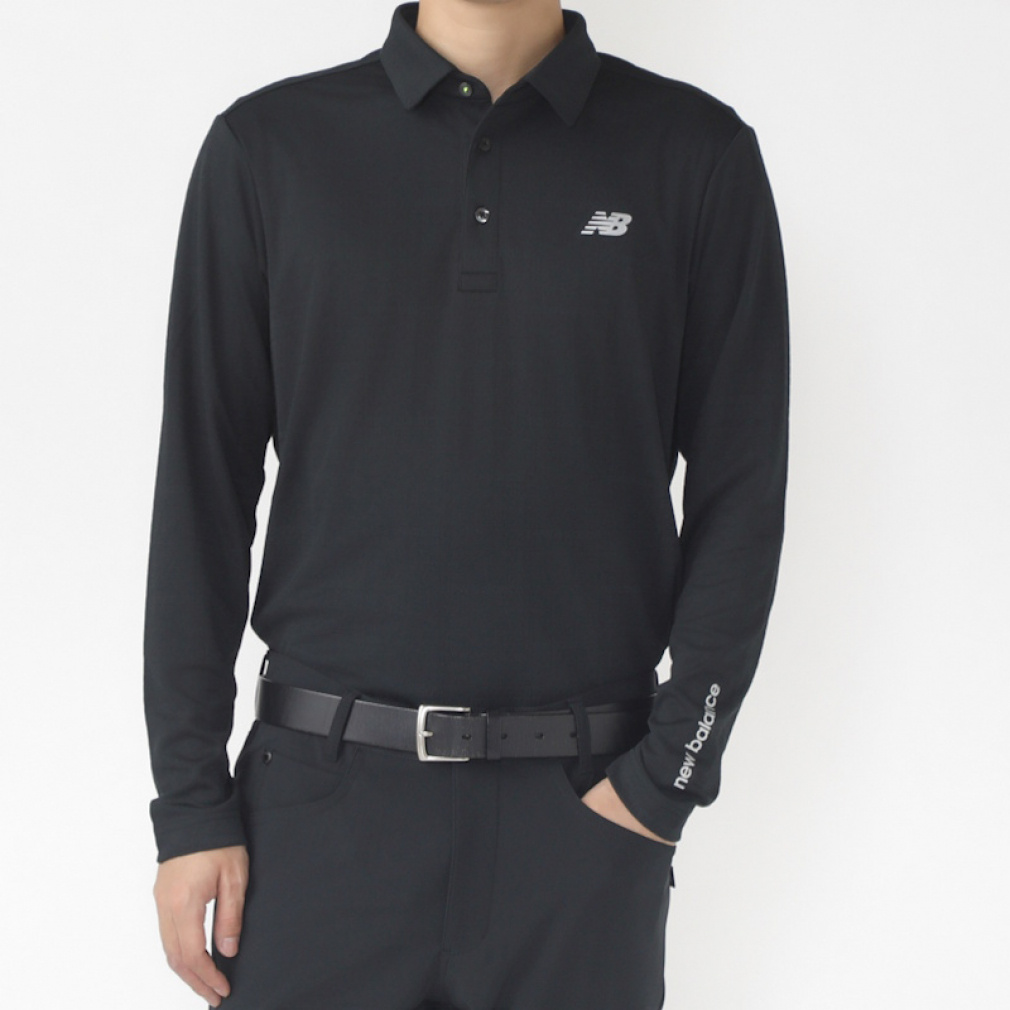 L/SLEEVE COLLAR SHIRT 0124269001(ブラック-S)