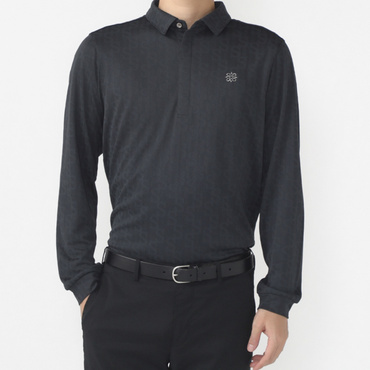 STロゴジャガード長袖シャツ 0424261951