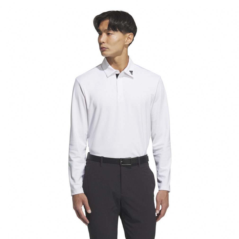 アディダス ゴルフウェア 長袖シャツ 秋 冬 アディゼロ ジャガード 長袖シャツ (JWJ84) メンズ adidas