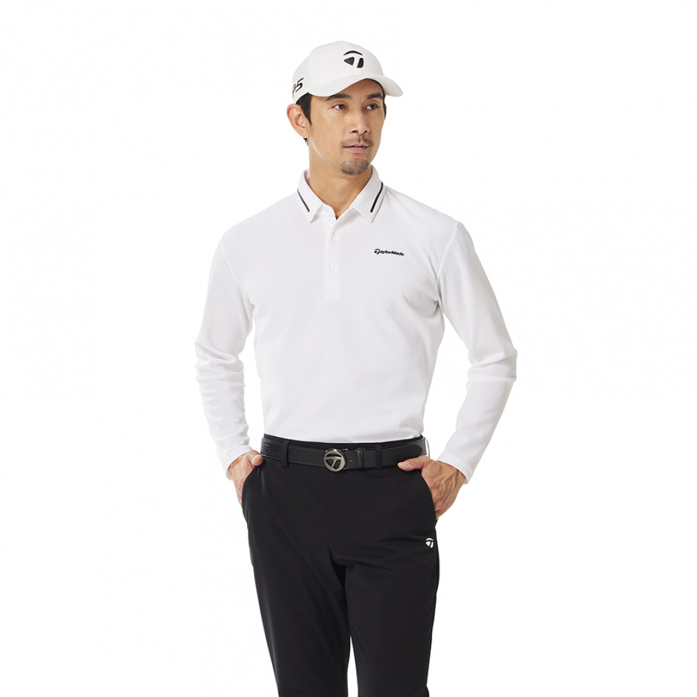 テーラーメイド ゴルフウェア 長袖シャツ 秋 冬 M TMベーシックL/Sポロ (UN980) メンズ TaylorMade