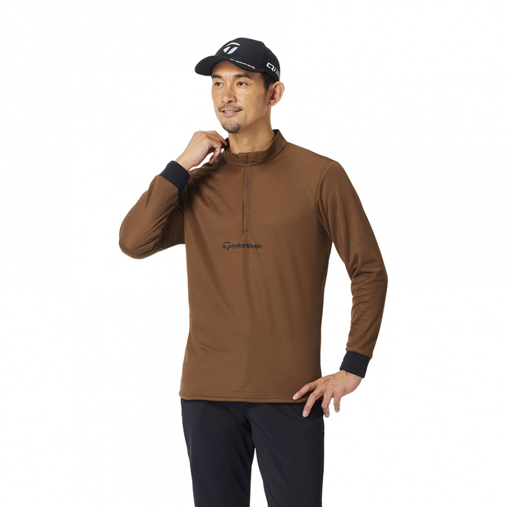 テーラーメイド ゴルフウェア 長袖シャツ 秋 冬 M オクタハーフジップ (UN994) メンズ TaylorMade