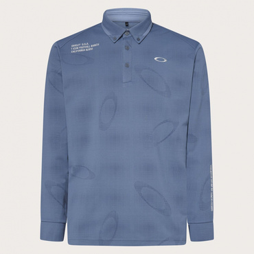 OMBLE JQ LS SHIRT FOA408242(ダークブルー-L)