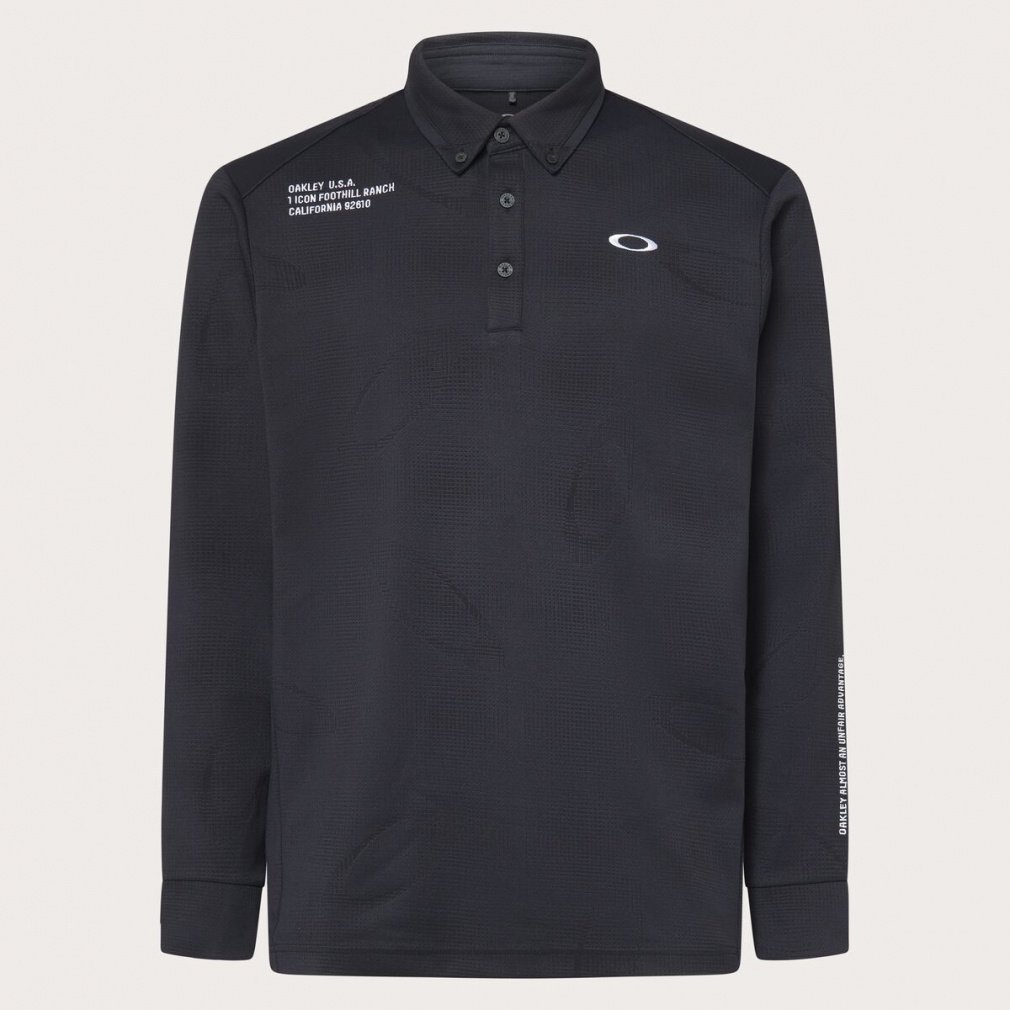オークリー ゴルフウェア 長袖シャツ 秋 冬 OMBLE JQ LS SHIRT (FOA408242) メンズ OAKLEY