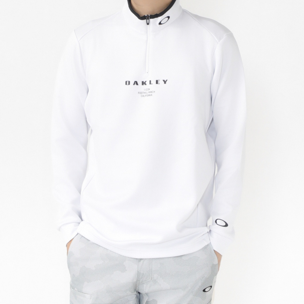 オークリー ゴルフウェア 長袖シャツ 秋 冬 PLEASANT LS MOCK 6.0 (FOA406915) メンズ OAKLEY
