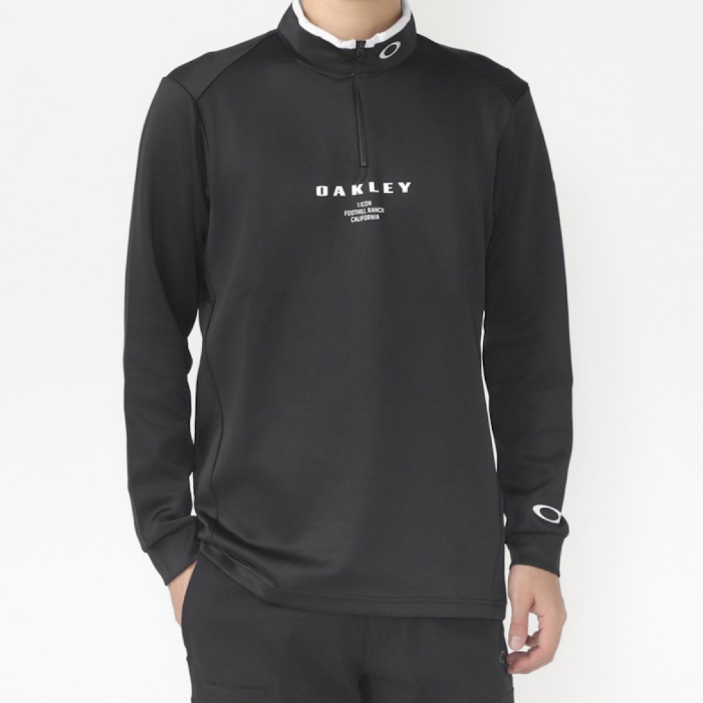オークリー ゴルフウェア 長袖シャツ 秋 冬 PLEASANT LS MOCK 6.0 (FOA406915) メンズ OAKLEY