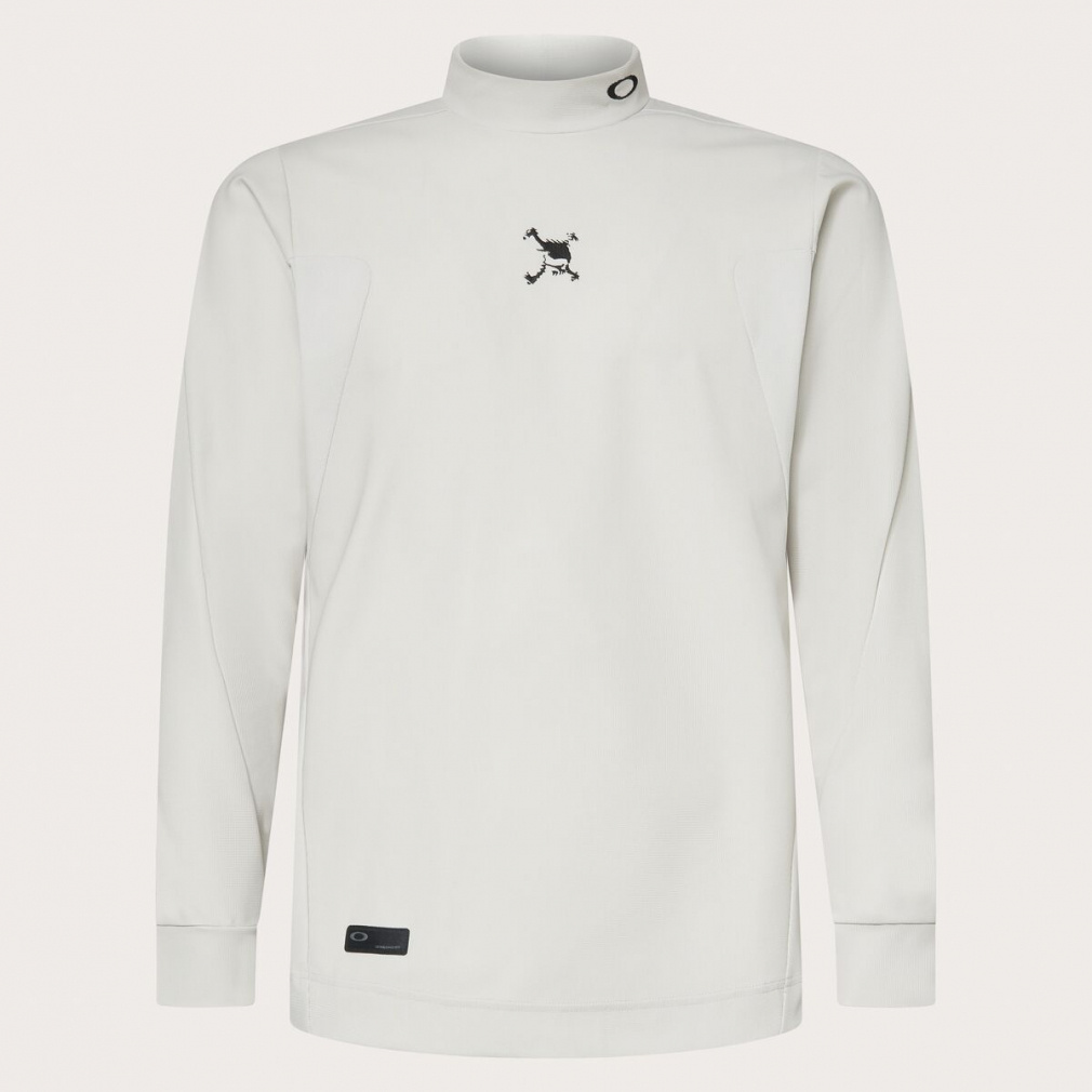 SKULL THICKNESS LS MOCK SHIRT FOA408240(グレー-M)