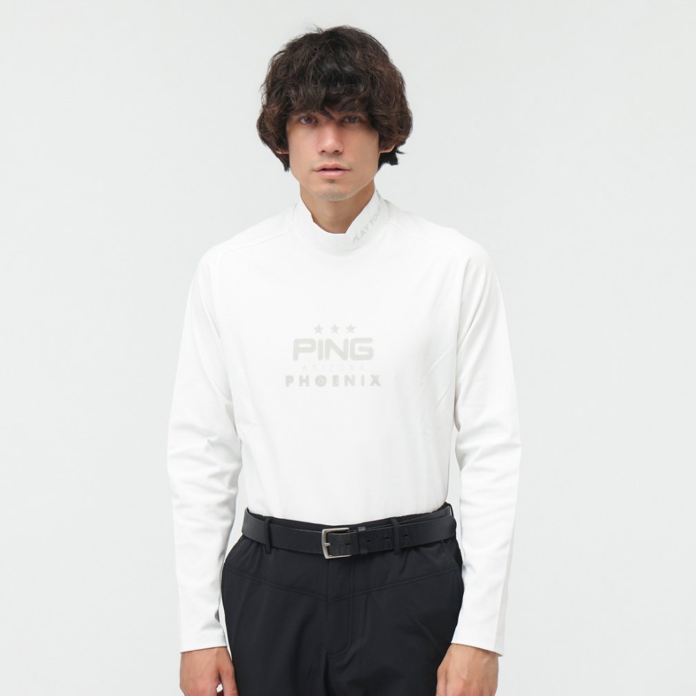 ピン ゴルフウェア 長袖シャツ 秋 冬 サーモソーラ―ハイネックシャツ