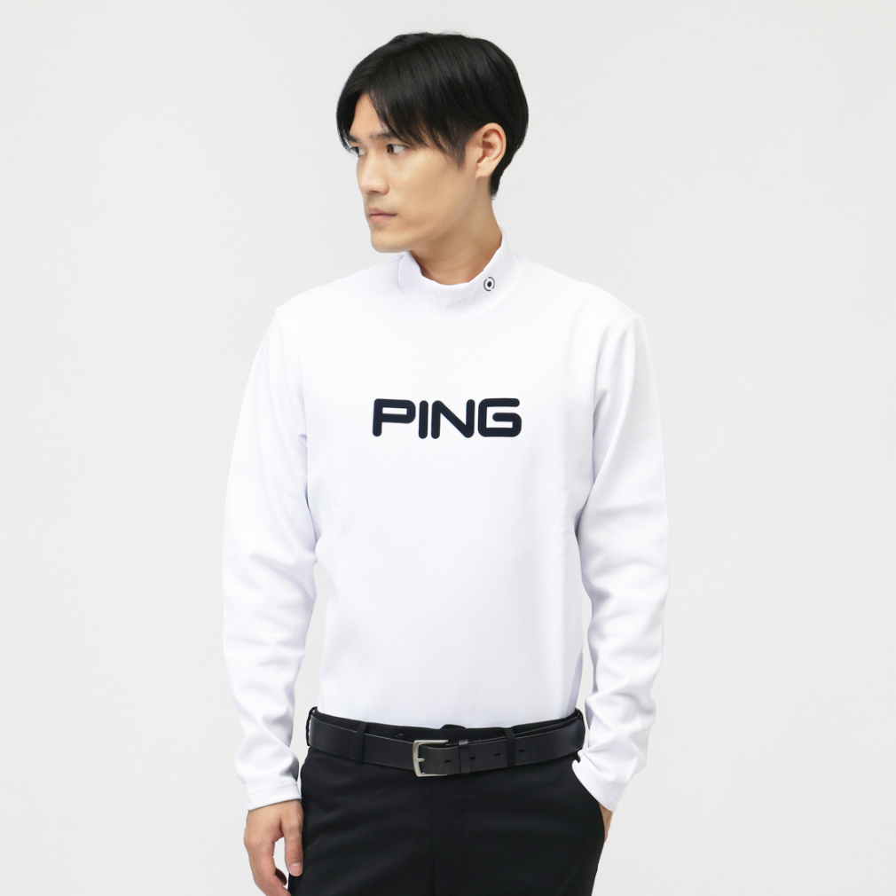 24FWニットスムース長袖ハイネックシャツ 6214266911