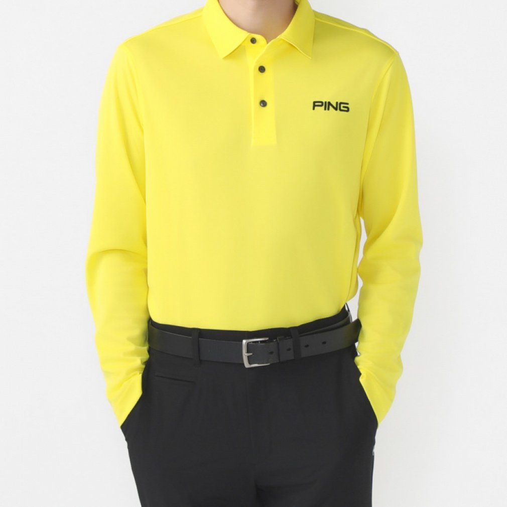 ピン ゴルフウェア 長袖シャツ 秋 冬 24FW アルペン別注 長袖ポロシャツ (6214261803) メンズ PING