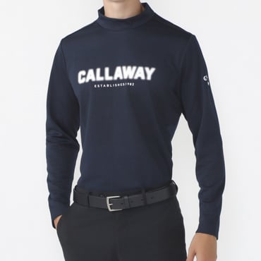 ストレッチスムース モックネックシャツ C24233102