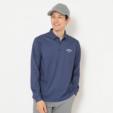 ロゴプリントオニカノコ長袖シャツ C25233107