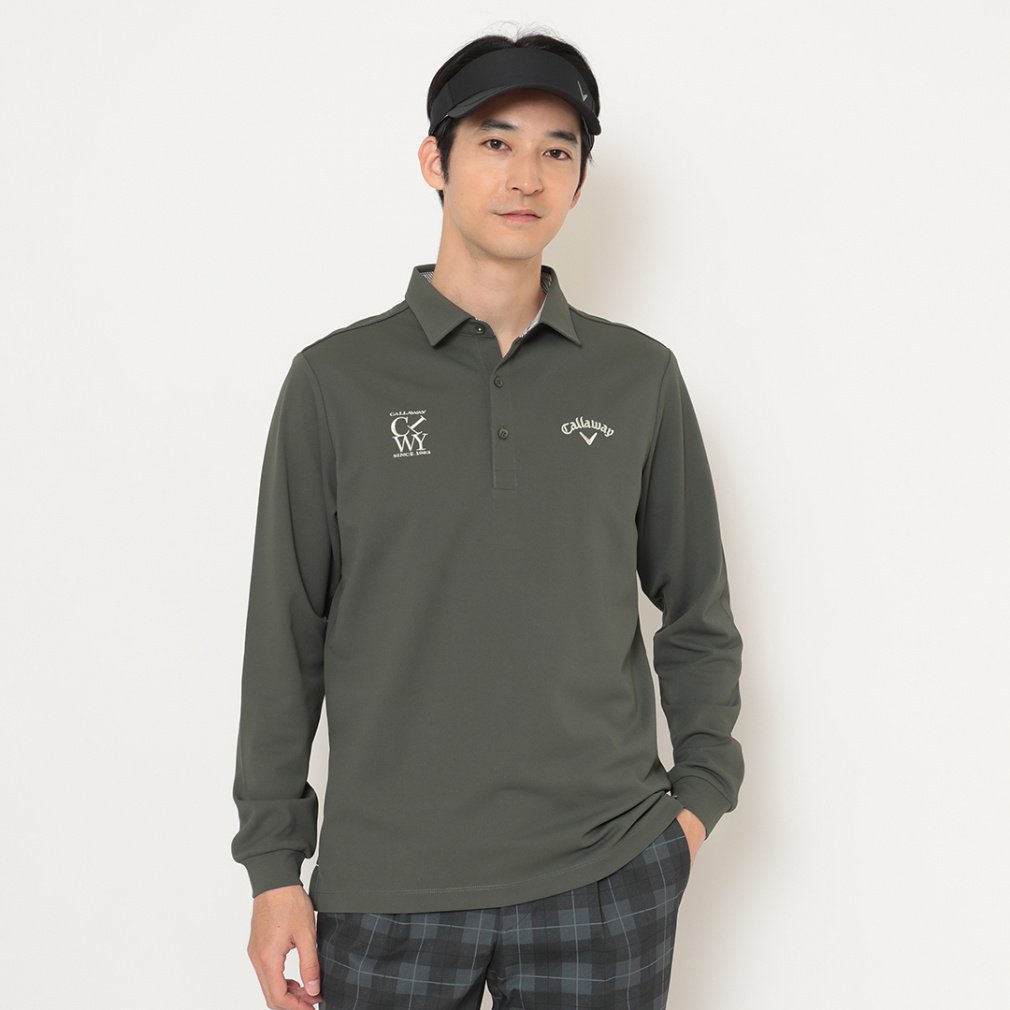 キャロウェイ ゴルフウェア 長袖シャツ 秋 冬 オニカノコ長袖シャツ (C25233100) メンズ Callaway