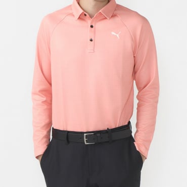 ゴルフ5限定 ミニチドリプリント L/S ポロシャツ 632035