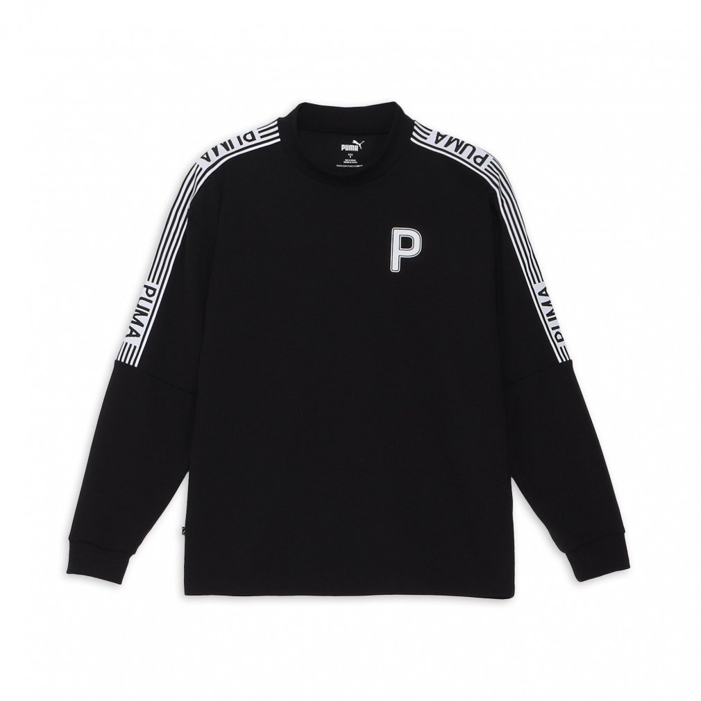 プーマ ゴルフウェア 長袖シャツ 秋 冬 PC ストレッチジャカードテープLSモック (630428) メンズ PUMA