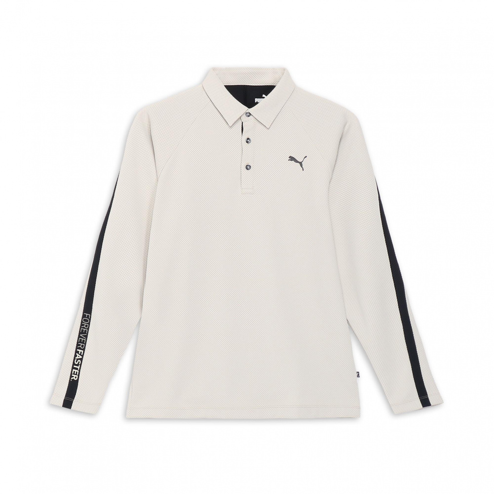 プーマ ゴルフウェア 長袖シャツ 秋 冬 PF ストレッチサーモテーパードラインLSポロ (630423) メンズ PUMA
