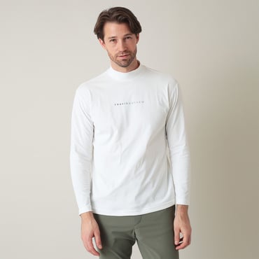 AP L/S Chest Logo Mock 7AM402