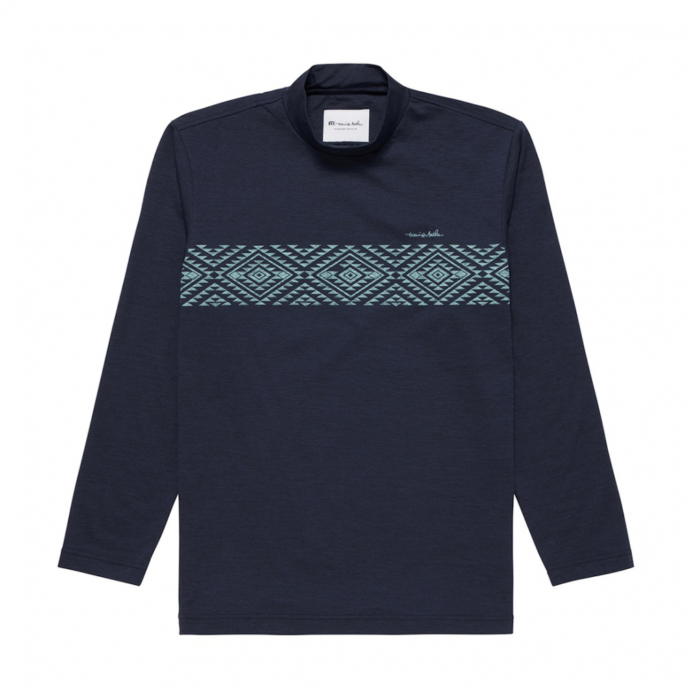 トラヴィスマシュー ゴルフウェア 長袖シャツ 秋 冬 L/S Print MockNeck (7AI012) メンズ TravisMathew
