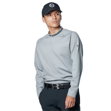 UAアーマーニット ワードマークロングスリーブ モックネック シャツ 1388307