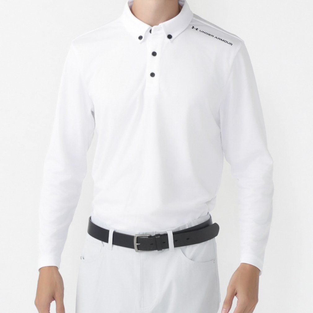 アンダーアーマー ゴルフウェア 長袖シャツ 秋 冬 UAコア ロングスリーブ ポロ 24 (1388811) メンズ UNDER ARMOUR