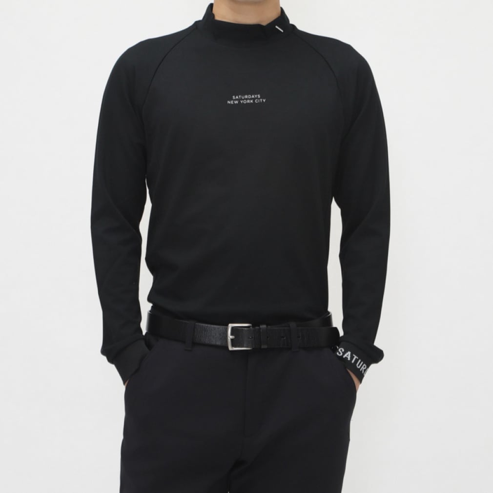 DOWN FABRIC Jersey Mock BGM64040(ブラック-S)