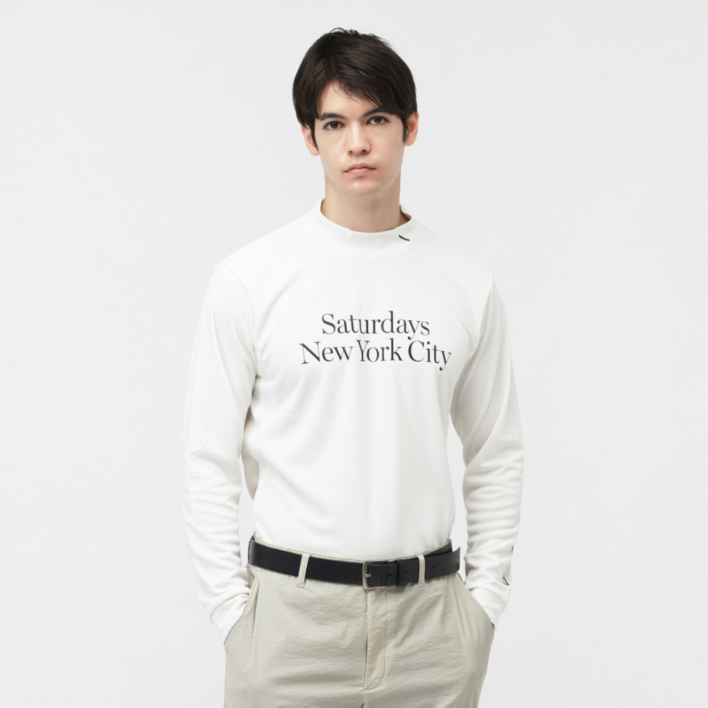 T^f[Yj[[NVeB StEFA Vc POLARTEC POWER DRY Moc LS Shirt (BGM65070) Y SATURDAYS NEW YORK CITY