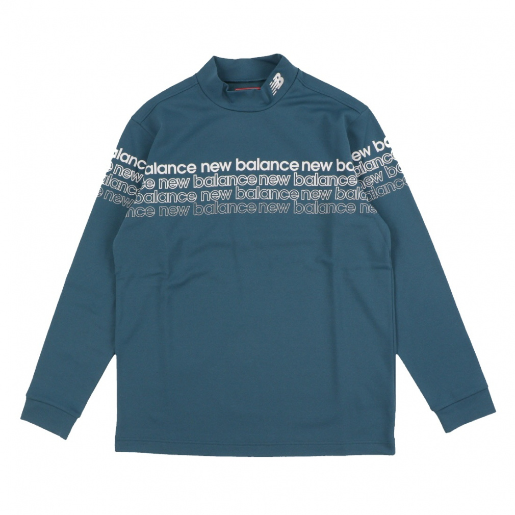 L/SLEEVE MOCK NECK PULLOVER 0124267005(ブルーグレー-S)
