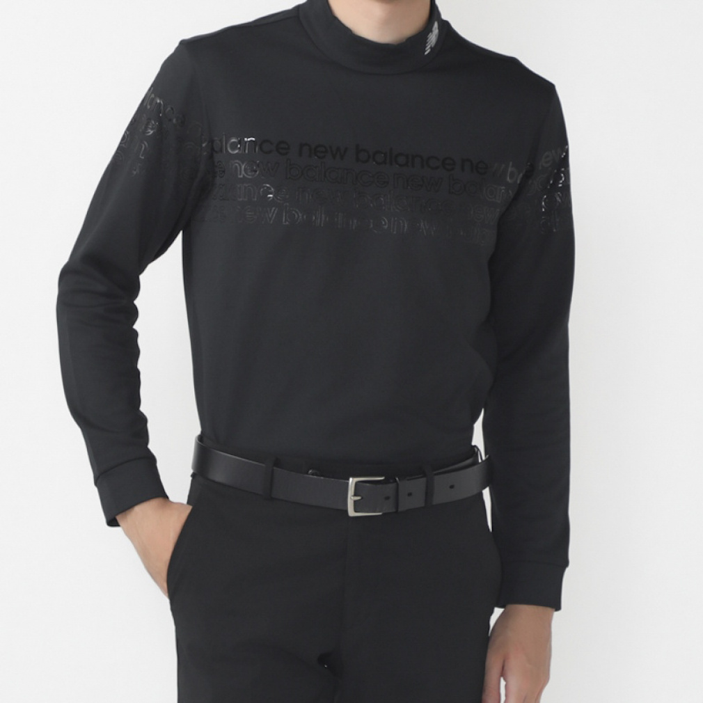 L/SLEEVE MOCK NECK PULLOVER 0124267005(ブラック-S)