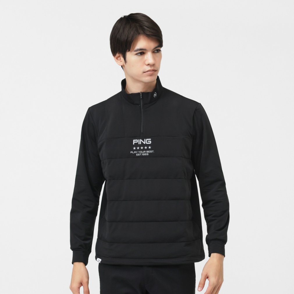 ピン ゴルフウェア 長袖シャツ 秋 冬 24FWエアーフレイク長袖