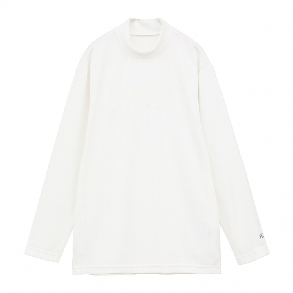 gBX}V[ StEFA Vc H ~ Print Logo Mock (7AK043) Y TravisMathew