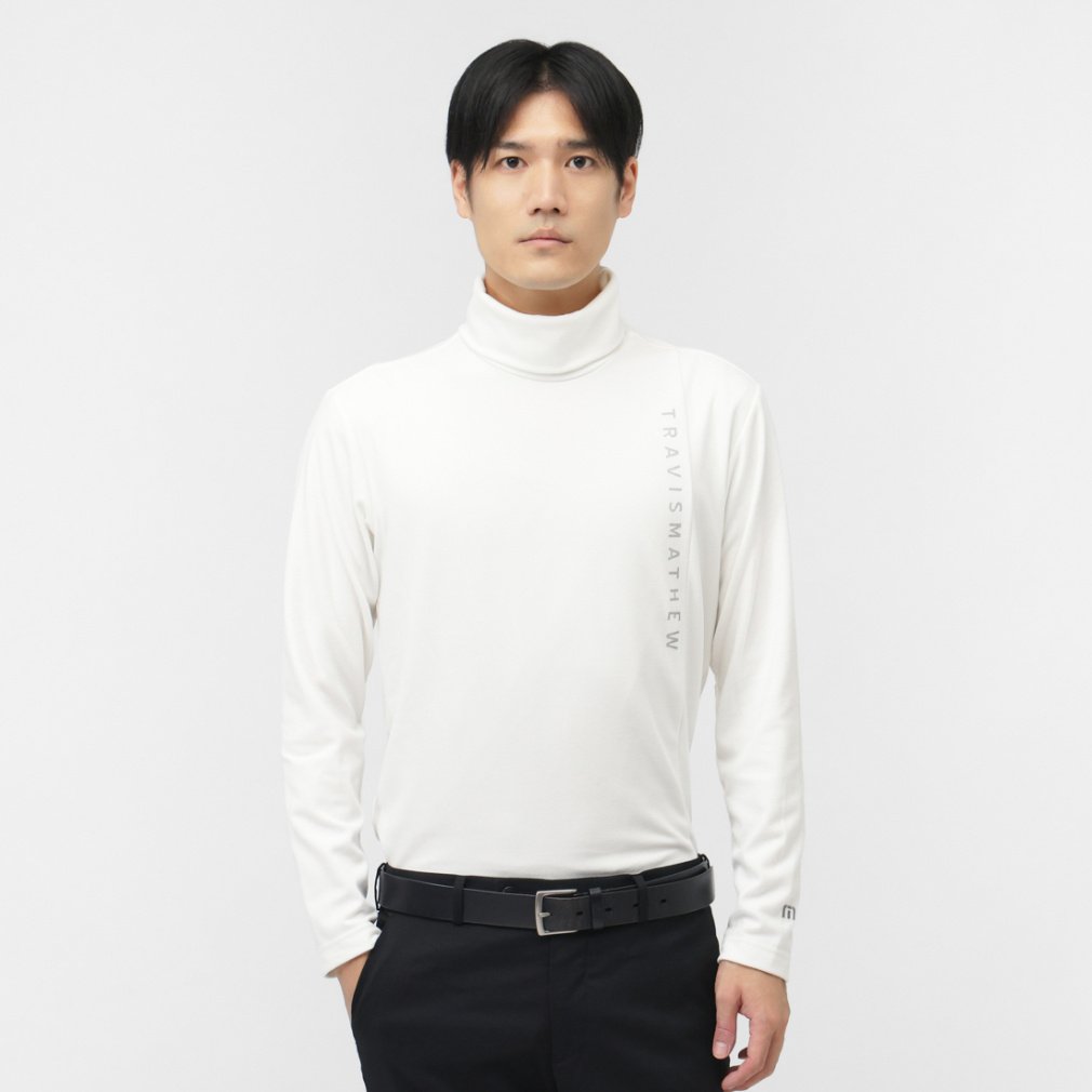 gBX}V[ StEFA Vc H ~ L/S Loose Turtle-neck (7AM047) Y TravisMathew