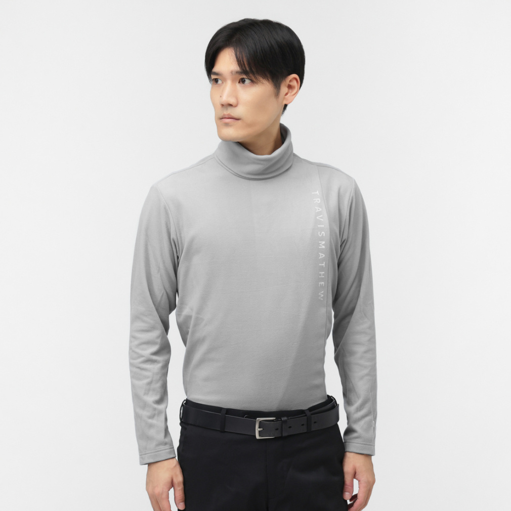 gBX}V[ StEFA Vc H ~ L/S Loose Turtle-neck (7AM047) Y TravisMathew