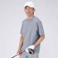 モックネック半袖ニットシャツ TR-1H1076H