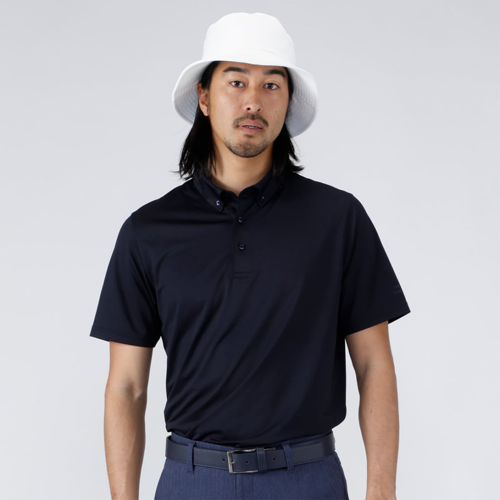 iCOOLポロシャツ TR-1H1026B-C(ネイビー-3XL)