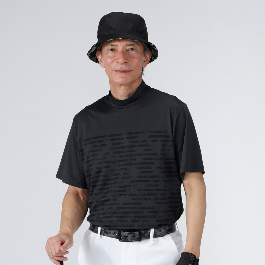 iCOOLモックシャツ TR-1H1086H-C(ダークグレー-3XL)