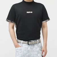 遮熱UVカット鹿の子切替半袖モックシャツ TR-1H1175H