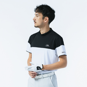 遮熱UVカット鹿の子半袖モックシャツ TR-1H1125H(ホワイト-2XL　メンズ)