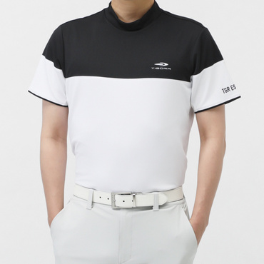 遮熱UVカット鹿の子半袖モックシャツ TR-1H1125H