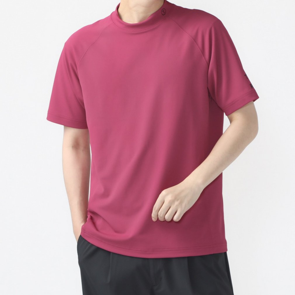 ティゴラ ゴルフウェア 半袖シャツ 春 夏 秒乾(R)モックシャツ (TR-1H1164H) メンズ TIGORA
