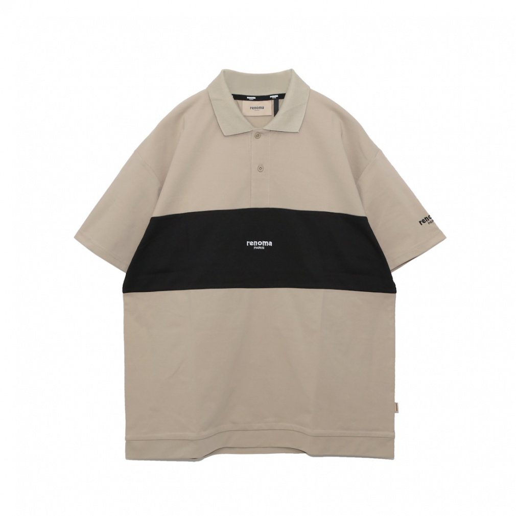 レノマ ゴルフウェア 半袖シャツ 春 夏 PANEL SWITCHING POLO S/S-SP