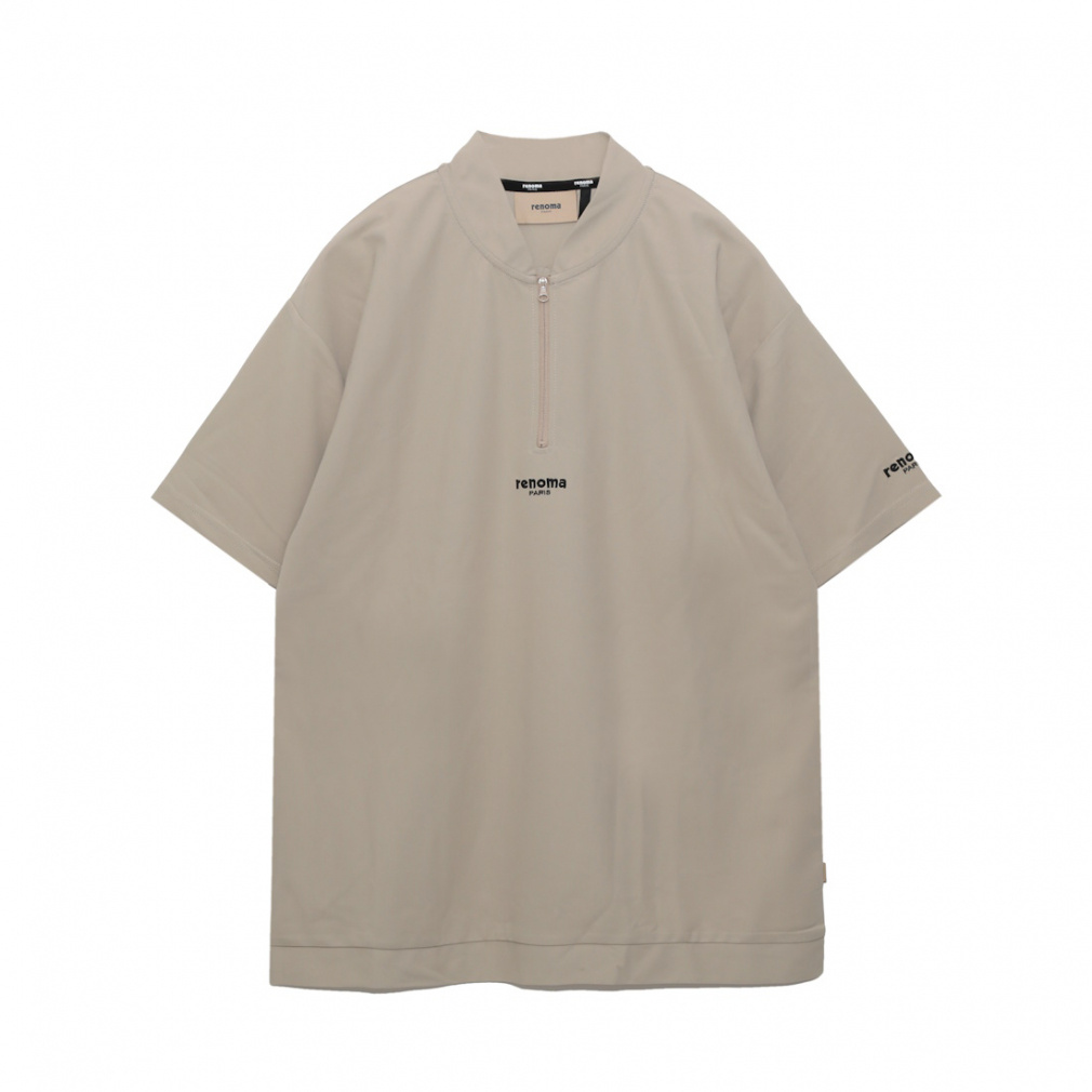 レノマ ゴルフウェア 半袖シャツ 春 夏 BACK LOGO HALF ZIP S/S-SP