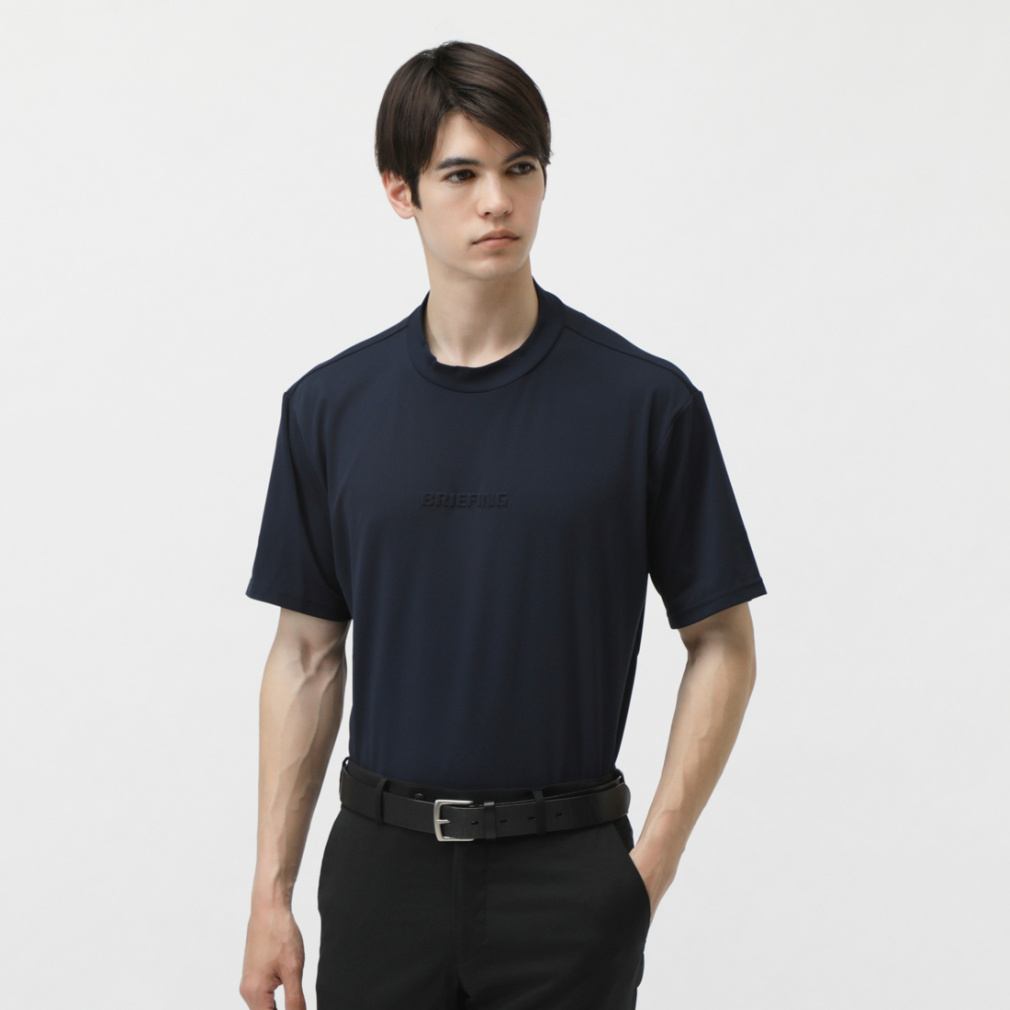 u[tBO StEFA Vc t  MS MINI 3D LOGO HIGHNECK RF (BRG251M40) Y BRIEFING