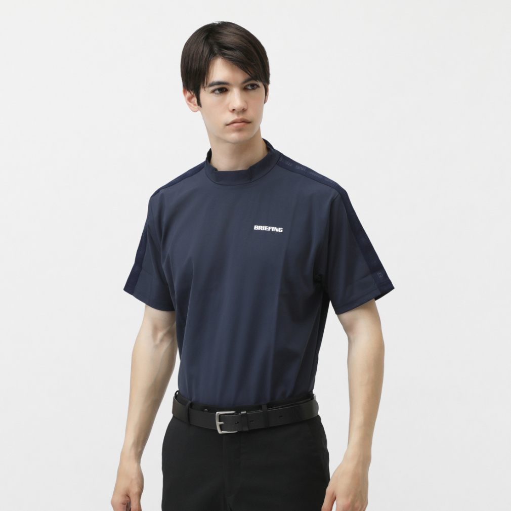 u[tBO StEFA Vc t  MS LOGO LINE HIGHNECK RF (BRG251M42) Y BRIEFING