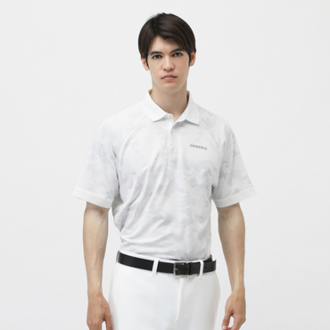 MS CAMO JQ POLO RF BRG251M58(ホワイト-M　メンズ)