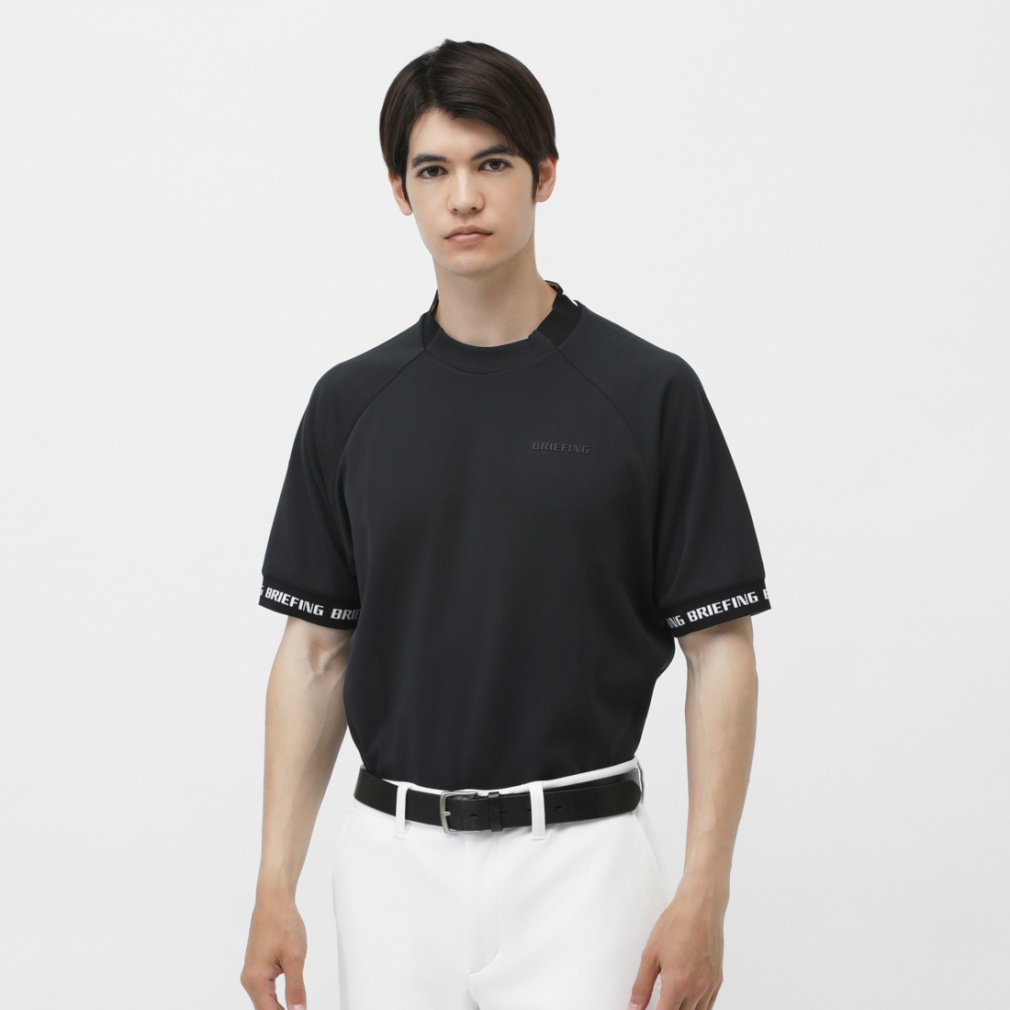 u[tBO StEFA Vc t  MS NECK LOGO HIGHNECK RF (BRG251M60) Y BRIEFING