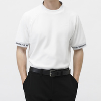 ブリーフィング ゴルフウェア 半袖シャツ 春 夏 MS NECK LOGO HIGHNECK